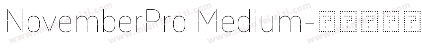 NovemberPro Medium字体转换